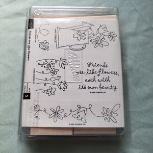 Stampin' Up! Friends Are Like Flowers. New In Package Stamps